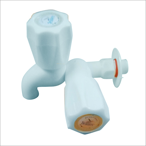 White Classic 2 Way Bib Cock