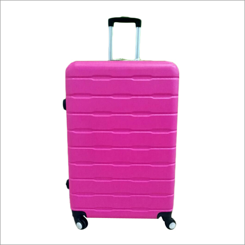 Color Plastic Luggage Trolley Bag Set