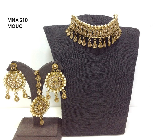 Crystal Necklace Drop Earrings