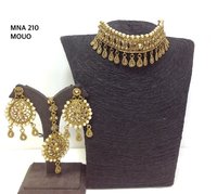 Crystal Necklace Drop Earrings