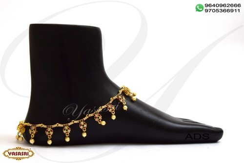 Golden Womens Cz Payal