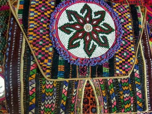 Multi Banjara Designer Beads Bag