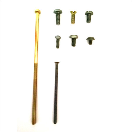 Mild Steel Machine Screw - High Quality Galvanized Finish Golden Color | Longer Functional Life Perfect Finish Reliable Design
