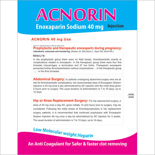 Acnorin 40 Mg Injection