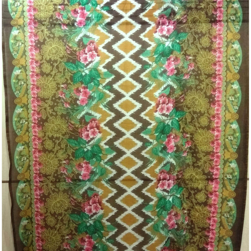 Multi colour printed chiffon scarves