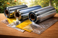 Flexible Laminates - Multilayer Laminate, 100-500 Microns Thickness, 500-1500mm Width, 1000-2000m Roll Length | Remarkable Barrier Properties, Deep Freeze Resistance
