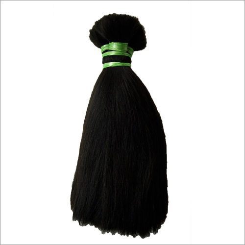 Black 16 Inch Double Drawn Human Hair
