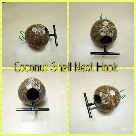 Coconut Shell Nest Hiook