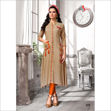 Designer Printed Kurtis