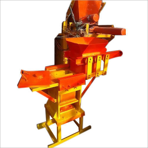 Cement Brick Making Machine - Metal, Size 0.5mm-2mm, Red | Durable Design, High Density Blocks, Easy Operation, Manual/electric Power