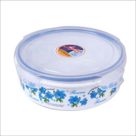AIR TIGHT & LEAK PROOF ROUND CONTAINER 1600 ml ROUND BOX (PRINTED)