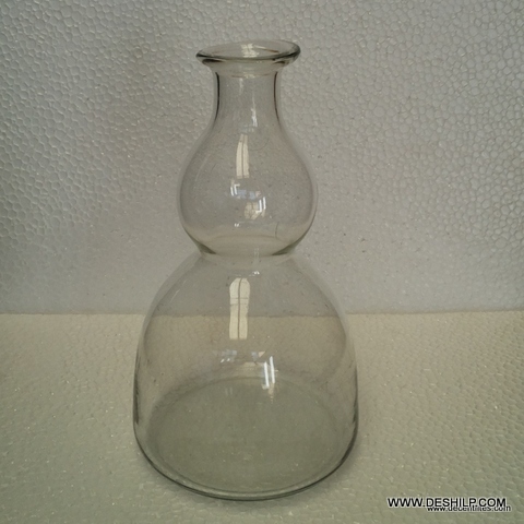 Clear Recycled Glass Reed Diffuser Bottle Craft Storage Diffuser Reed Base Oil