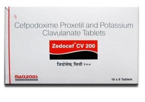 Cefpodoxime Proxetil With Pottasium Clavulanate Tablets General Medicines