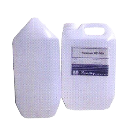 Ink Reducer Chemical - Polymer Cans of Varied Capacities | Clear Color Cement Compatibility Enhanced Workability Excellent Weatherability Quick Setting PCB Ink Dilution Precise pH