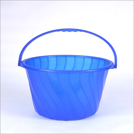 BUCKET - Plastic, 10 Liters, 300 mm Diameter, 250 mm Height, Blue | Cost-effective, Durable, Easy Carry, Lightweight, Wide Use