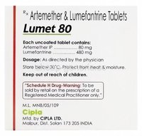 Artemether Lumefantrine Tablets