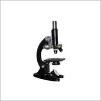 Black & Silver Monocular Inclined Research Microscope