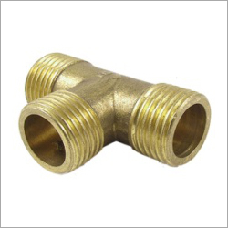 Brass Male Tee
