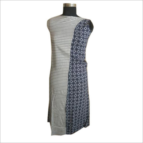 Sleeveless Rayon Kurti