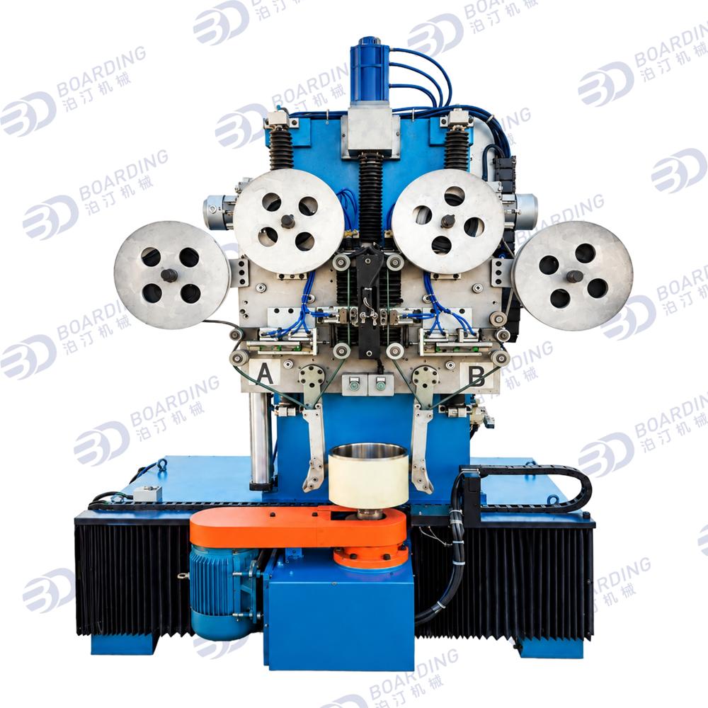 Cookware Two-Head Vertical CNC Belt Sanding Machine