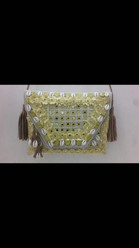 Multicolor Traditional Embroidery Mirror Work Sling Bag