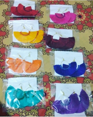 Silk Threading Earrings - Sterling Silver Hoop Design | Elegant Women's Jewelry Essentials