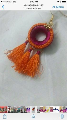 Earring Silk Tassel Gender: Women