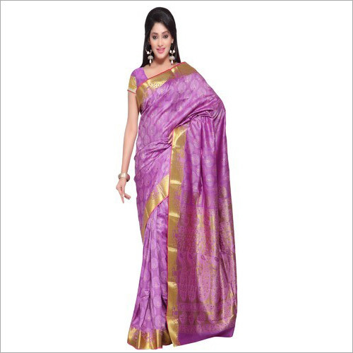 Ladies Party Wear Cotton Silk Saree
