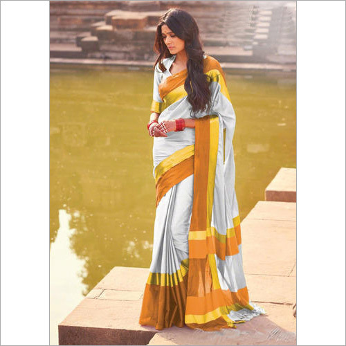 Ladies Pure Cotton Silk Saree