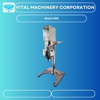 Multi Mill - Stainless Steel 316/304 , 12 HP Power, Automatic Control, Silver Finish, 240 Volt , Versatile for Pharmaceutical and Food Industries