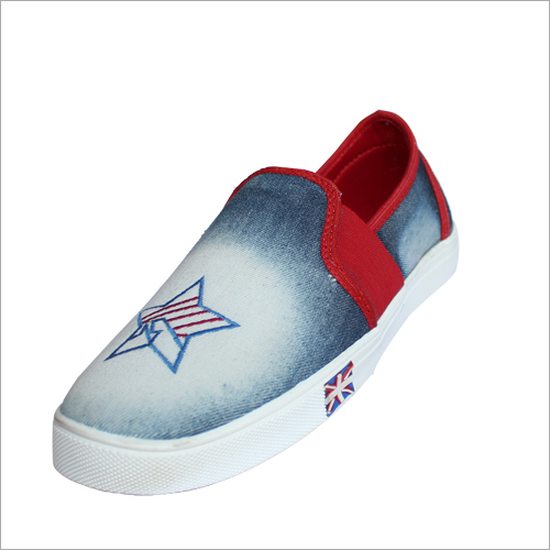Mens Printed Canvas Shoe
