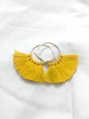 Silk Thread Earrings Gender: Women