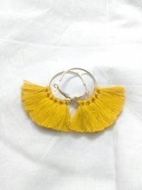 Silk Thread Earrings Gender: Women
