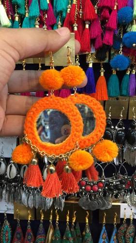 Freshvibes Pom Pom Earrings For Women Size: All