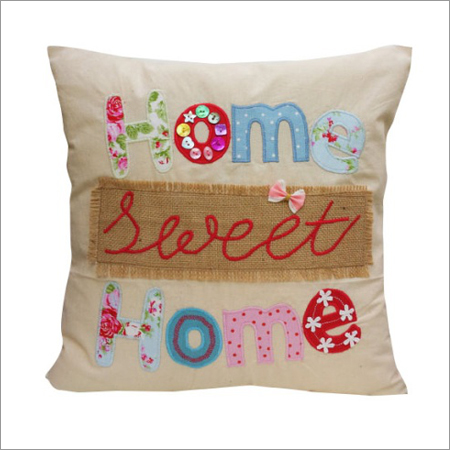 Applique Print Cushion