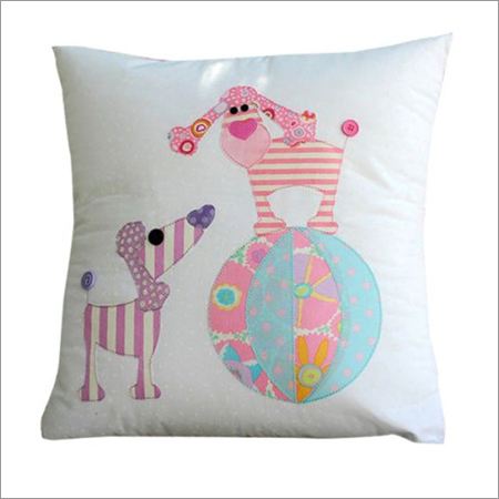 Woven Applique Cushion
