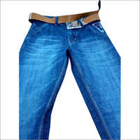 Blue Men's Monkey Wash Jeans