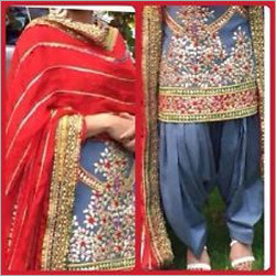 PURE HANDWORK SILK KADHAI SUITS