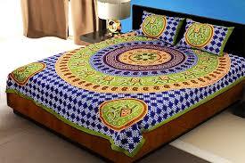 Bandhej Print Bed Sheet