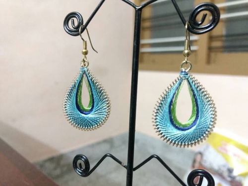 Peruvian Thread Earrings Gender: Women