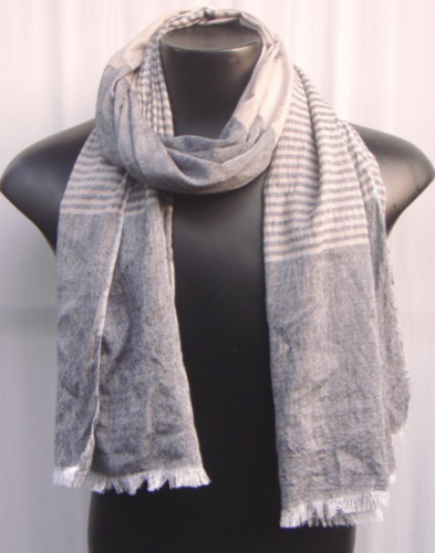 check scarves cotton