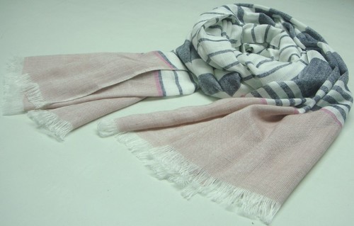 Mix Check Scarves Cotton