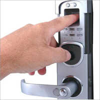 Fingerprint Door Lock - Color: Black Grey