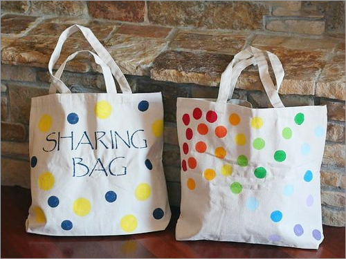 Polka Multiple Dot Totes