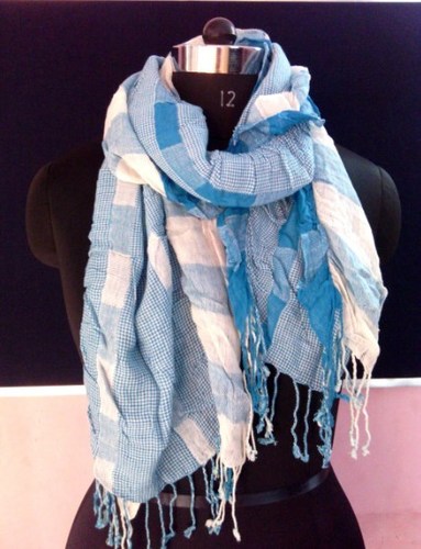 2-3 Yarn Dye Lycra Stoles Exporters