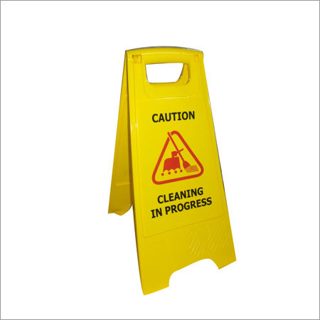 Caution Board - Cleaning in Progress