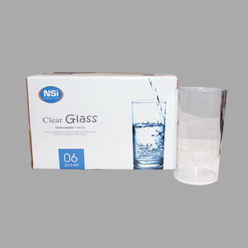 Unbreakable Clear Glass Tumbler