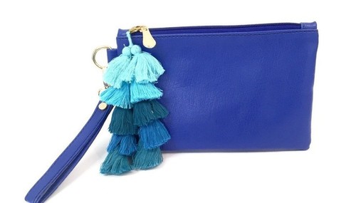 Blue Leather Purses