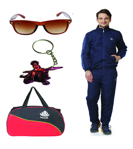 Nevy Abloom Track Suit Duffle Bag & Sunglass Combo