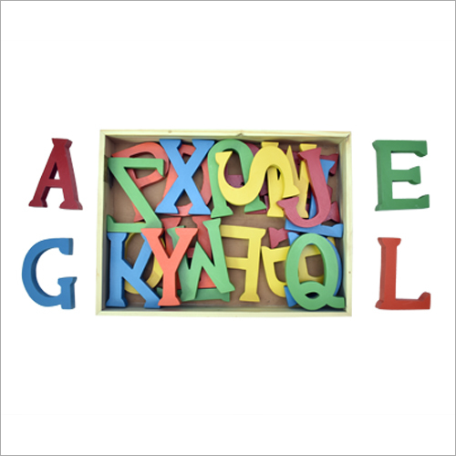 Wooden Alphabet Box